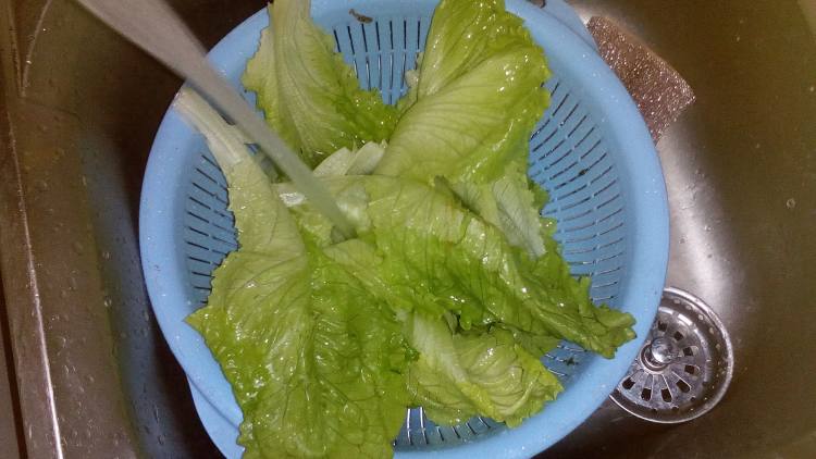 经典沙拉三明治步骤1