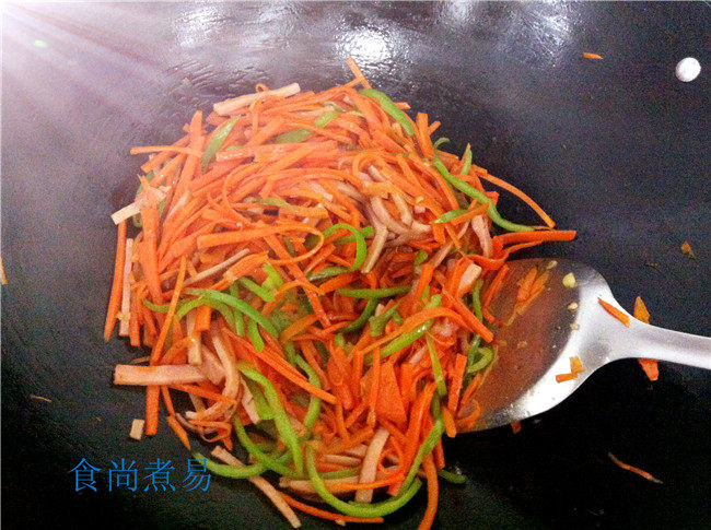 香辣炒三丝步骤12