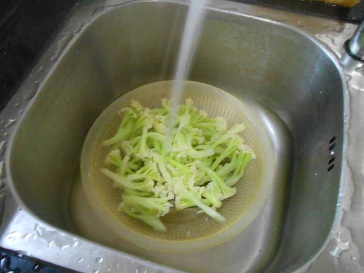 火腿菜花步骤8