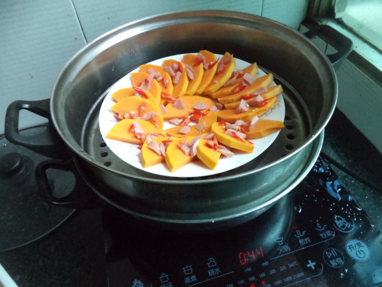 蒸南瓜片步骤5