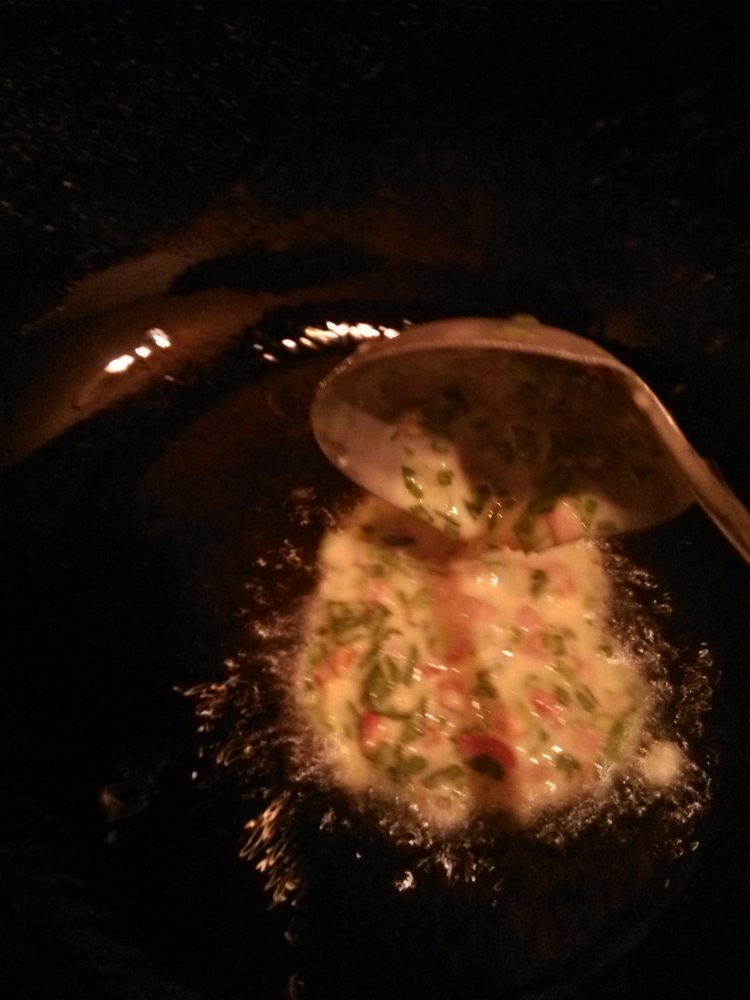 韭菜火腿煎饼步骤7
