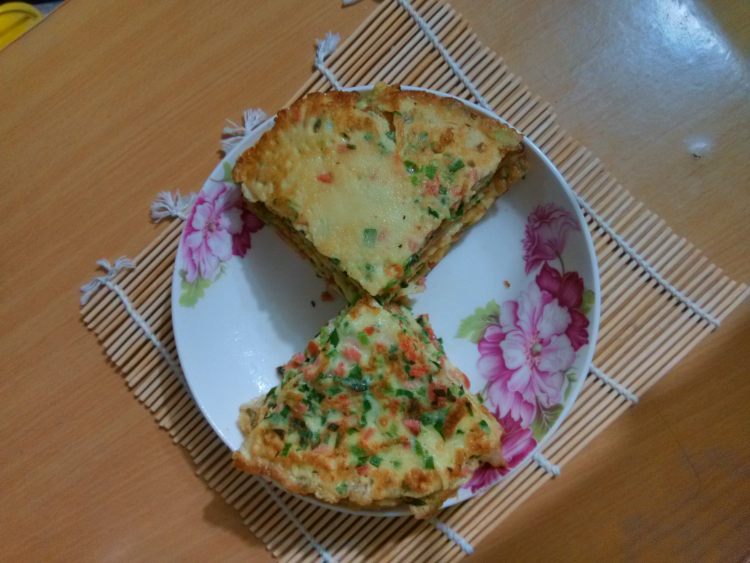 韭菜火腿煎饼步骤10