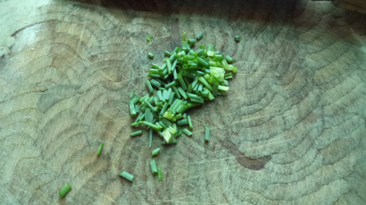 火腿蔬菜卷饼步骤2