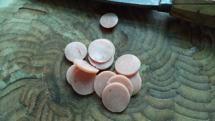 火腿蔬菜卷饼步骤7