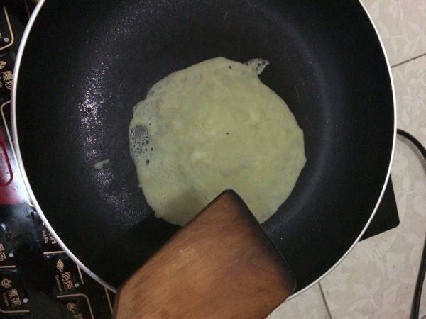 火腿包菜煎饼步骤6