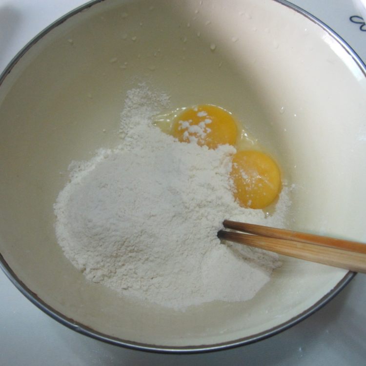 香蕉火腿蛋糕步骤2