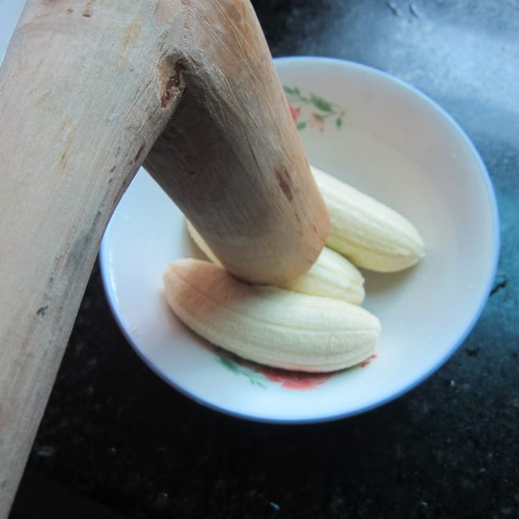 香蕉火腿蛋糕步骤5