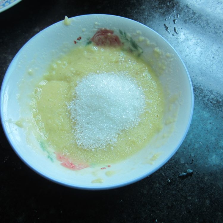 香蕉火腿蛋糕步骤7