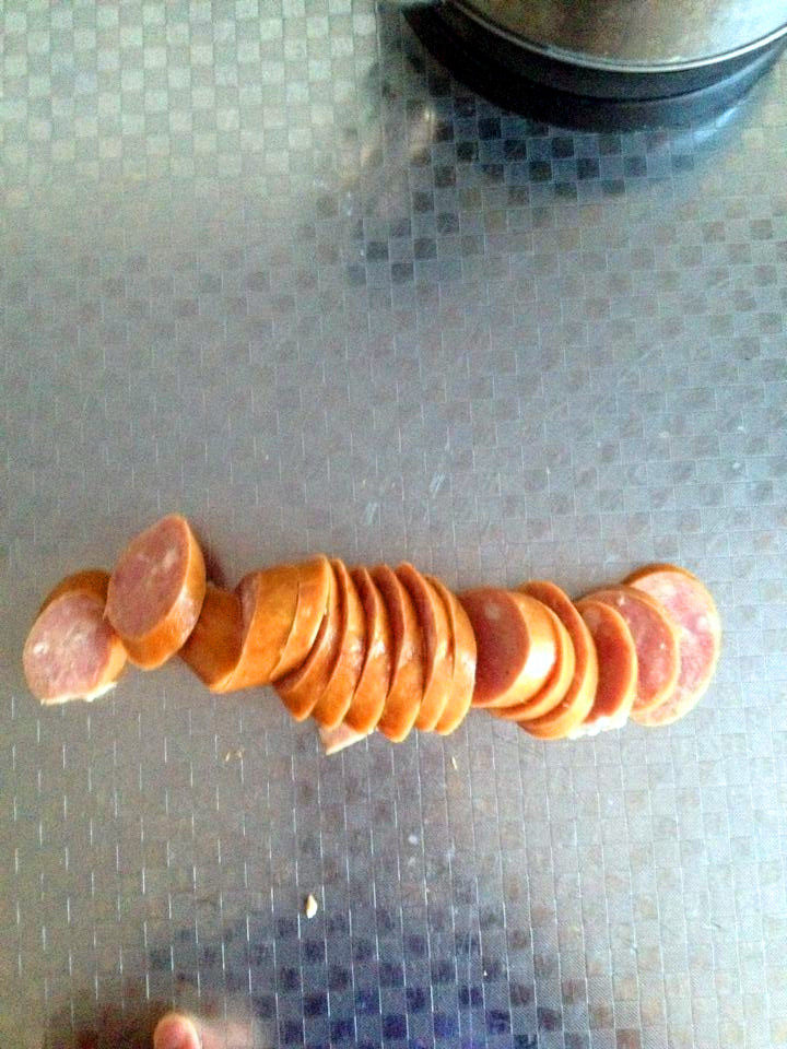 辣炒火腿青椒步骤2