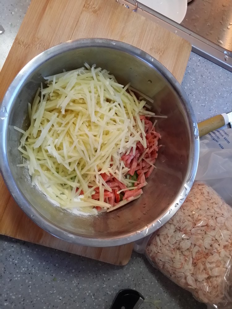 香煎土豆丝饼步骤7