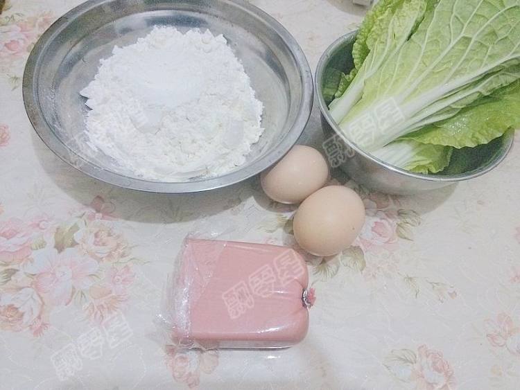 青菜疙瘩汤步骤1