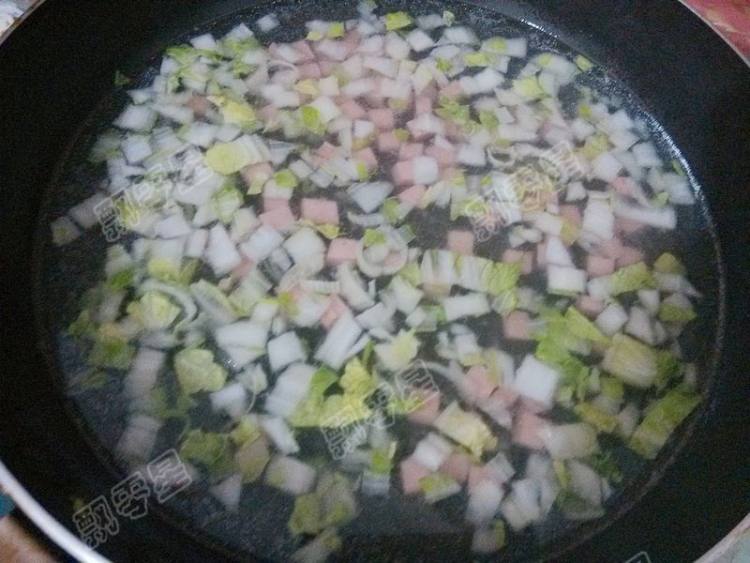 青菜疙瘩汤步骤7