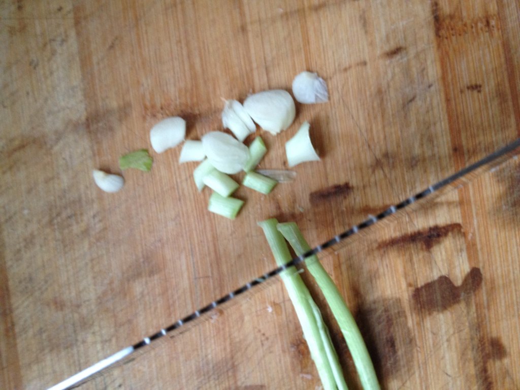 鸡蛋炒火腿步骤5