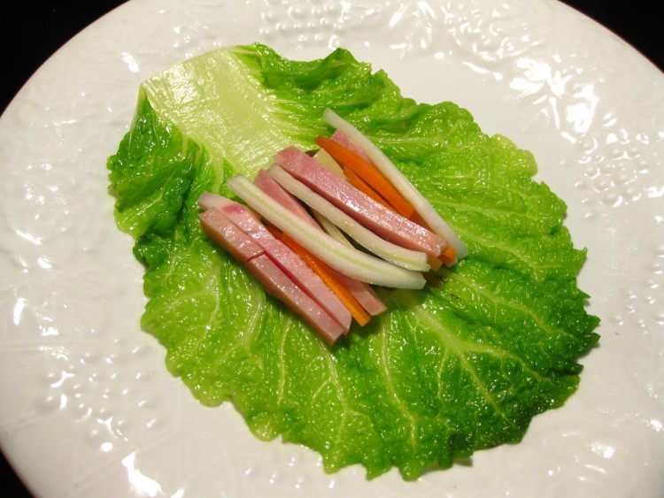 醒胃白菜包步骤3