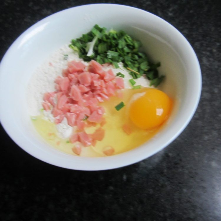 鸡蛋火腿煎饼步骤6