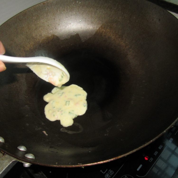 鸡蛋火腿煎饼步骤8