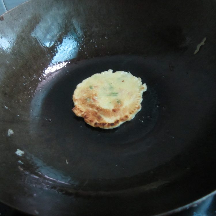 鸡蛋火腿煎饼步骤10