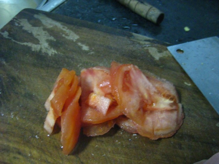 西红柿时蔬烫饭步骤2