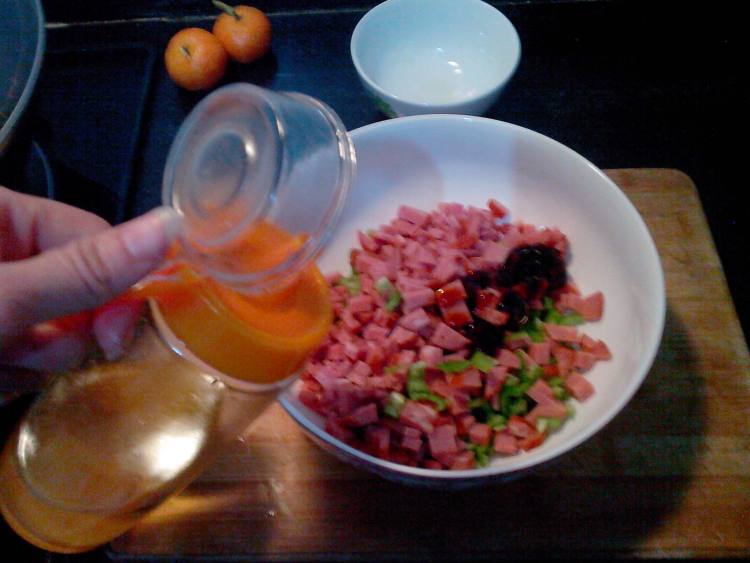 尖椒火腿馅饼步骤11