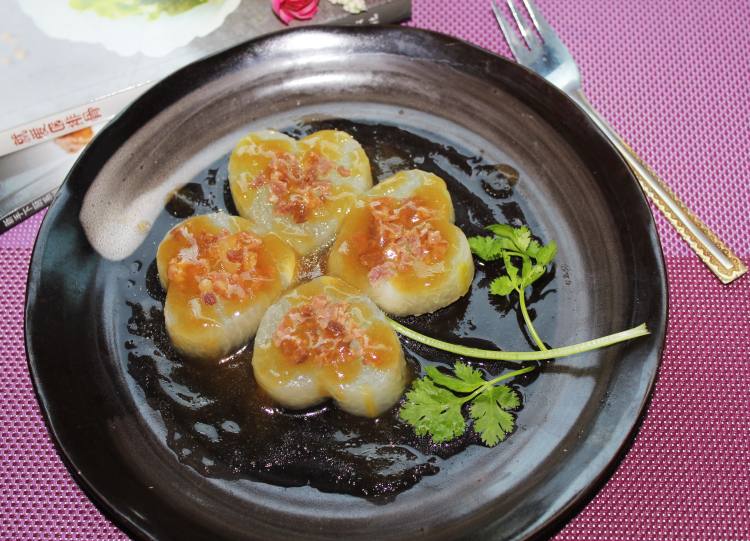 火腿蒸冬瓜步骤8