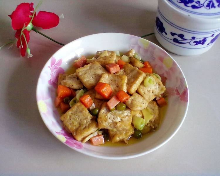 山珍豆腐步骤13
