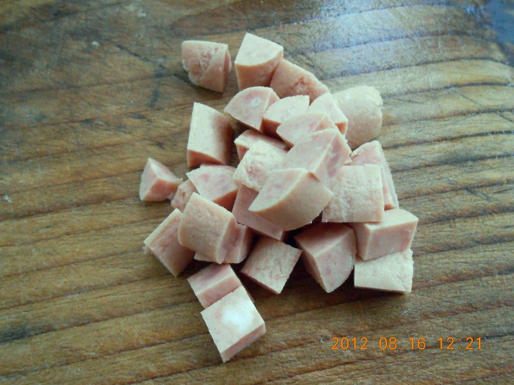 土豆烧火腿丁步骤2