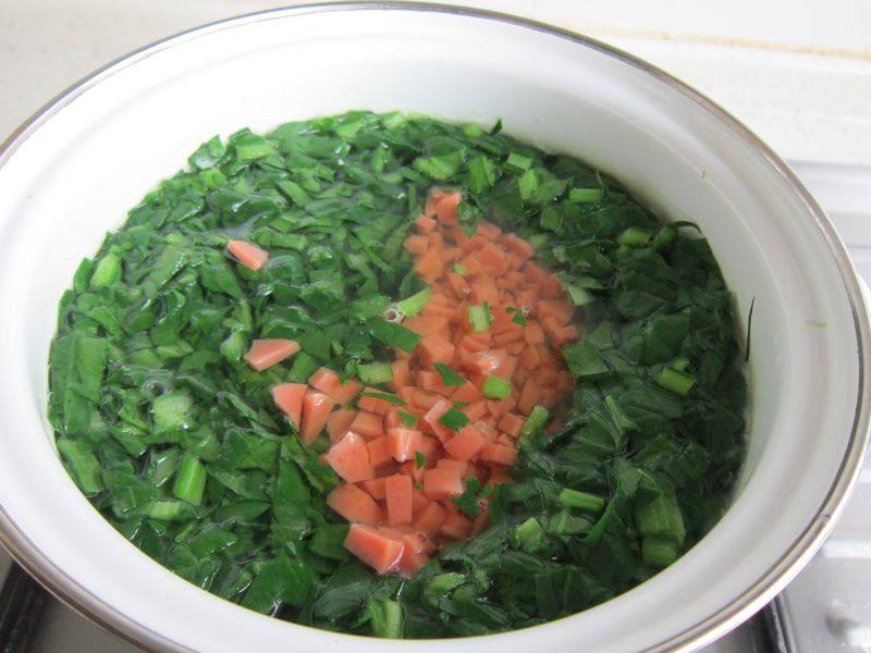 葛根粉青菜羮步骤7