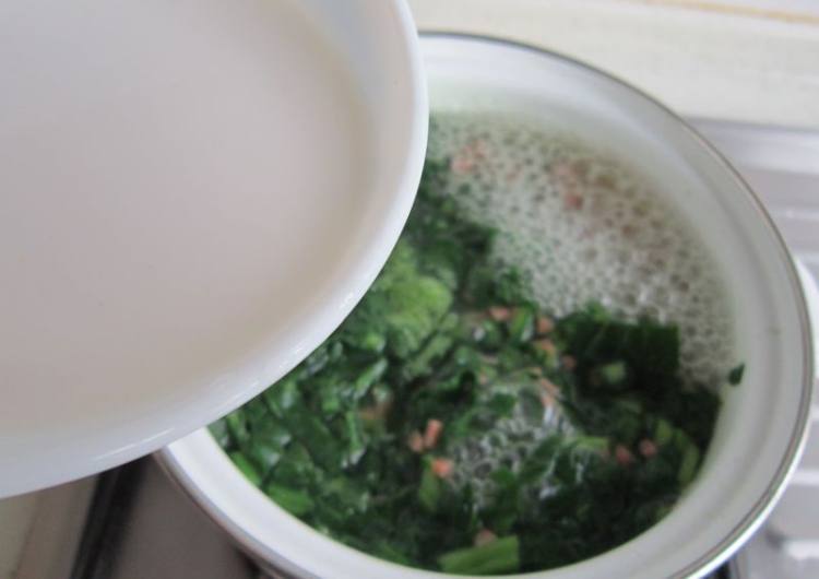 葛根粉青菜羮步骤9