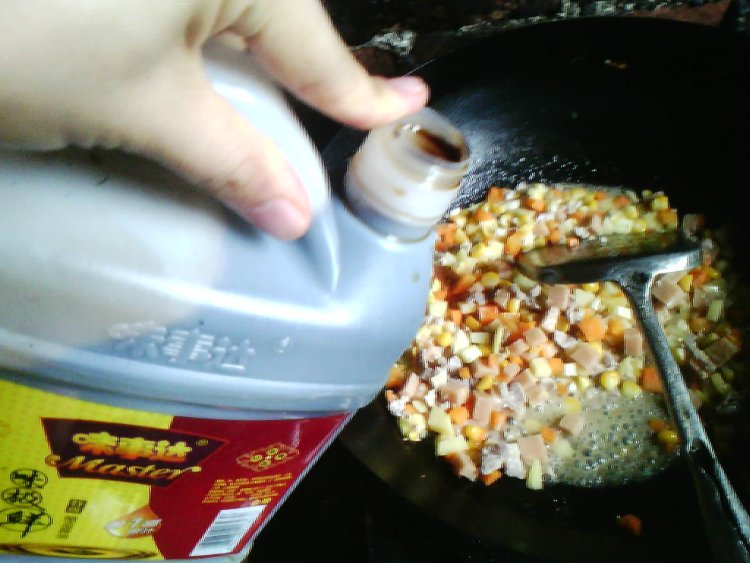 炒豆丁步骤9