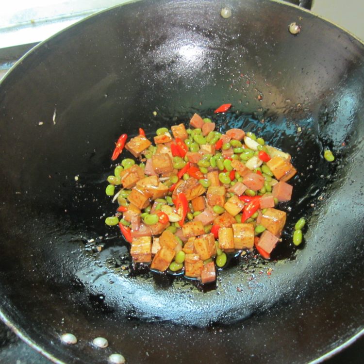 黄豆火腿豆腐丁步骤12