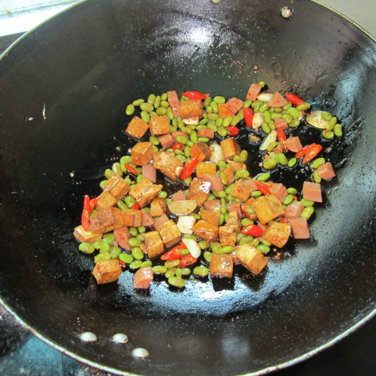 黄豆火腿豆腐丁步骤10
