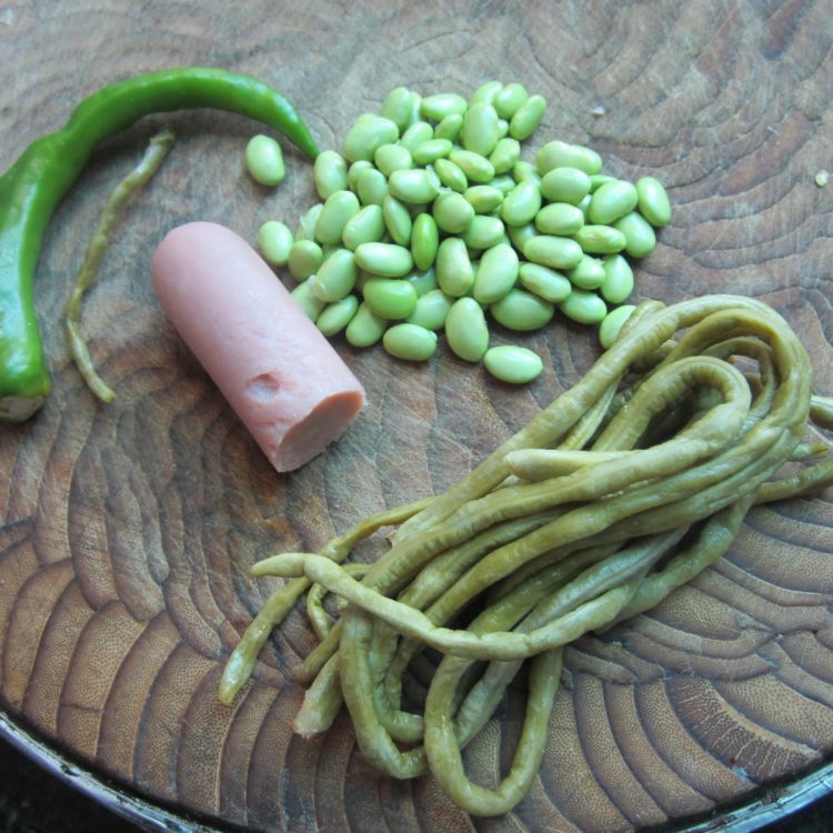 咸菜火腿寿司团步骤2