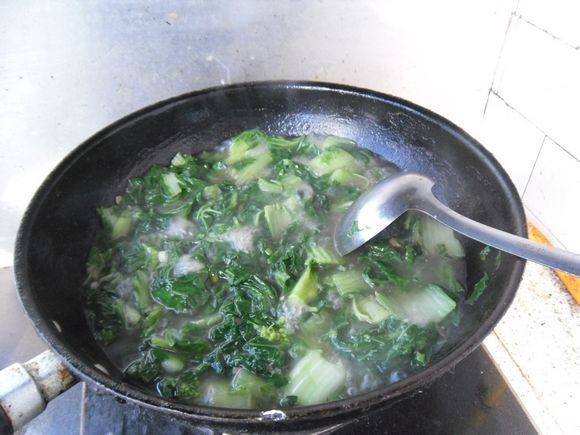 火腿烧青菜步骤7