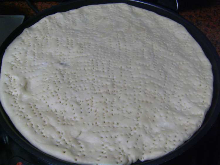 时蔬火腿PIZZA步骤10