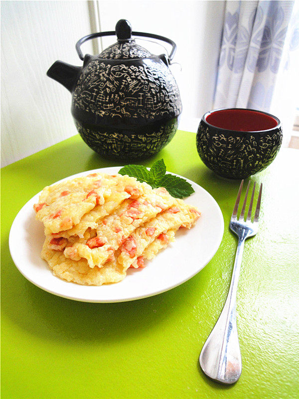 火腿鸡蛋冷饭饼步骤10