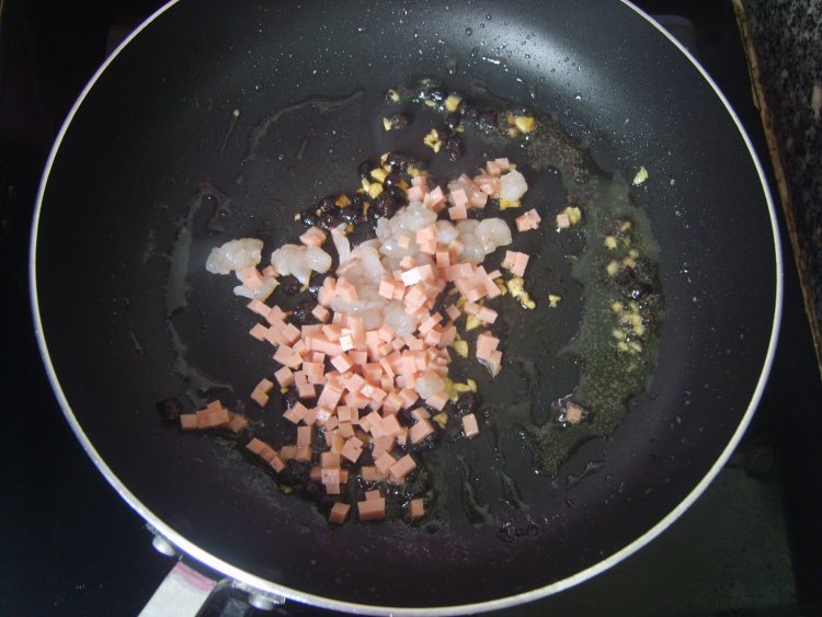 姜豉炒饭步骤6