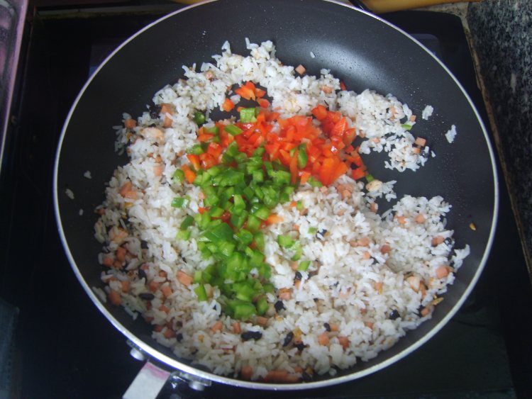姜豉炒饭步骤9