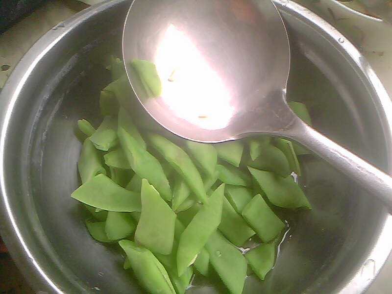 芸豆炒火腿步骤6