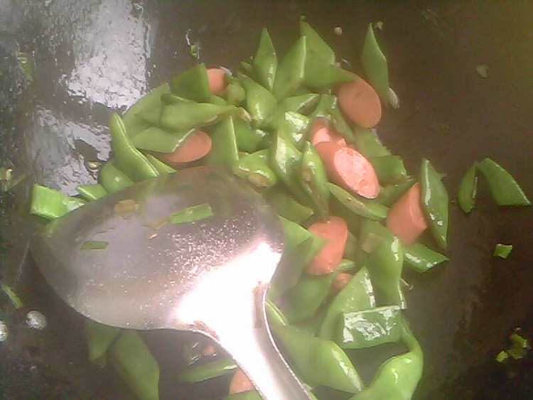 芸豆炒火腿步骤10