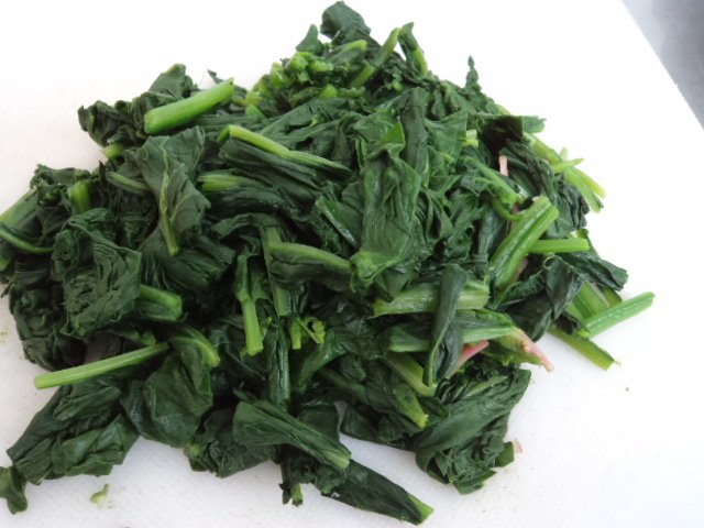 火腿粉丝拌菠菜步骤6