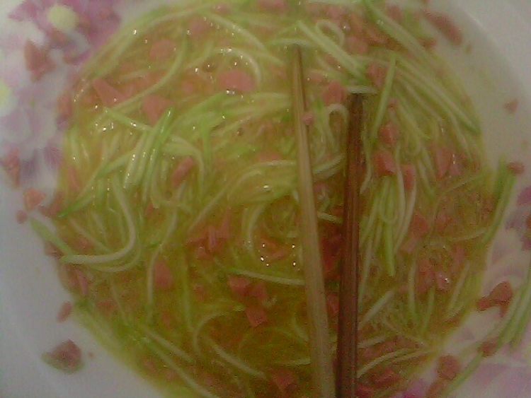 西葫鸡蛋火腿饼步骤4