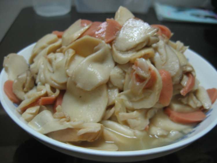 鸡腿菇炒火腿步骤10