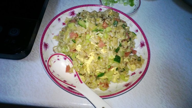 包菜版蛋炒饭步骤6
