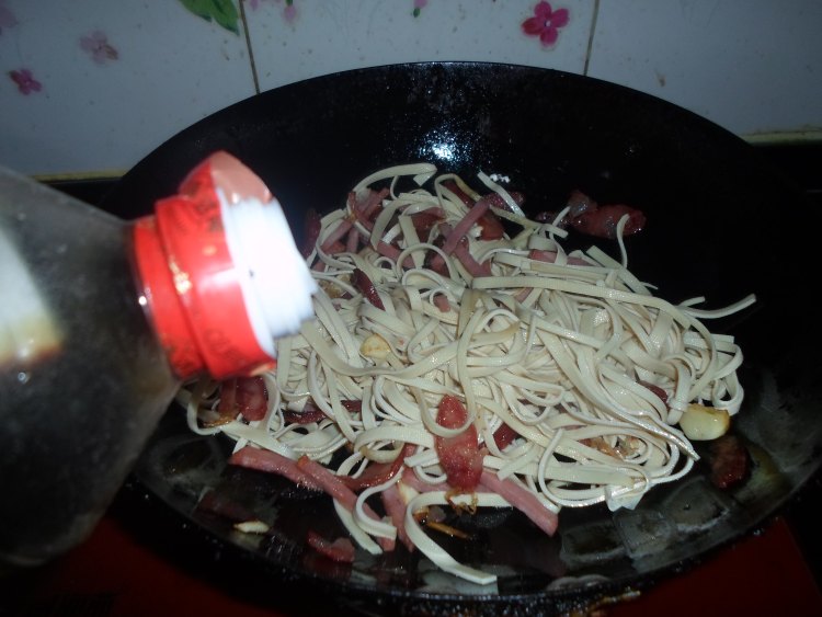 火腿炒千张步骤6