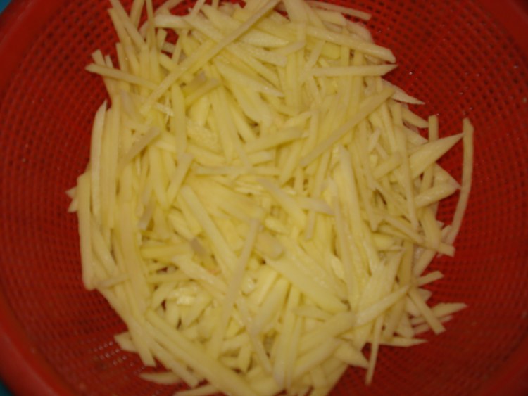 美味三丝步骤2