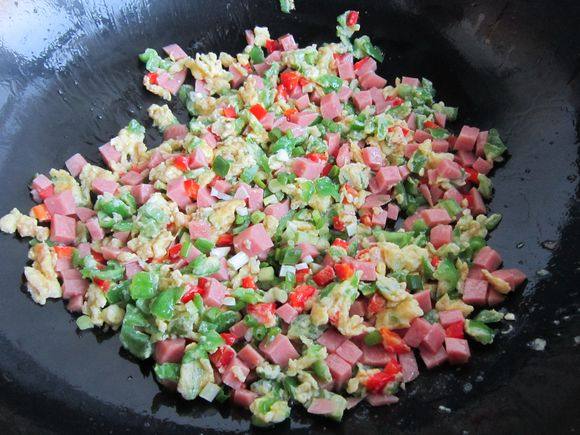 鸡蛋火腿夹饼步骤10