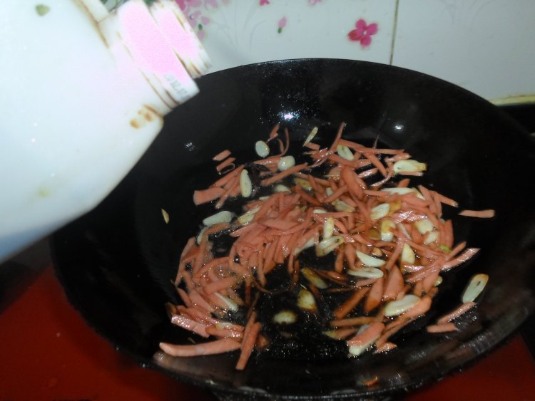 火腿炒甘蓝步骤8