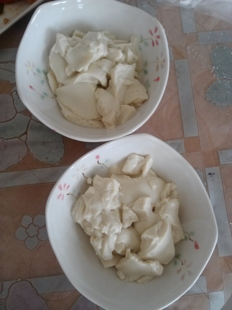 咸豆花步骤1