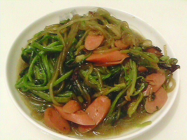 菠菜火腿炒粉条步骤8