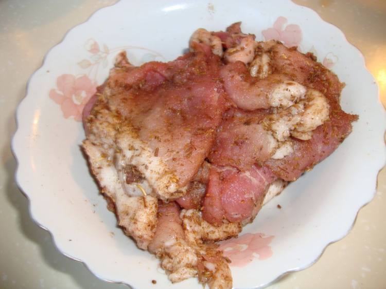 孜然肉片步骤5